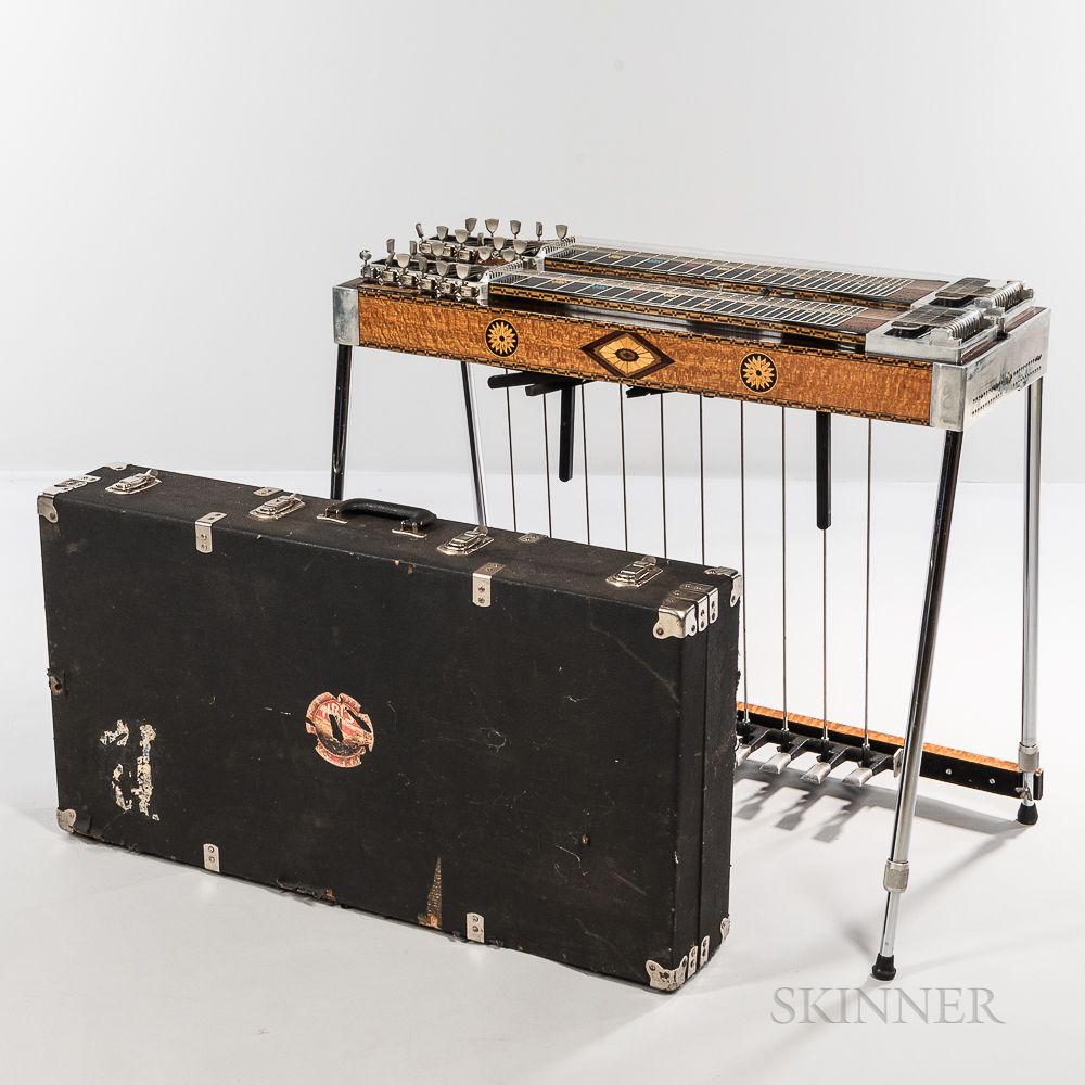 Sold at auction Buddy Cage Emmons Custom D12 Pedal Steel Guitar, c